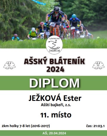 Diplom - Ester Ježková